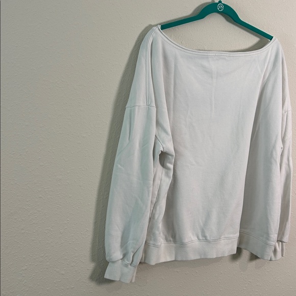 Garage Boatneck California Oceanside Club Embroidered Sweatshirt Women’s size Lg - Picture 9 of 10